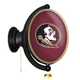 Florida State Seminoles: Original Oval Rotating Lighted Wall Sign, NCFSSM-125-01