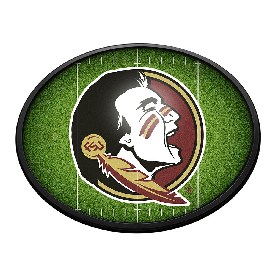 Florida State Seminoles: On the 50 - Oval Slimline Lighted Wall Sign, NCFSSM-140-22