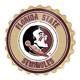 Florida State Seminoles: Bottle Cap Wall Sign, NCFSSM-210-01