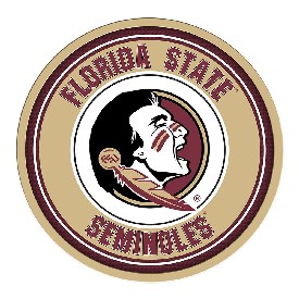 Florida State Seminoles: Modern Disc Wall Sign, NCFSSM-230-01