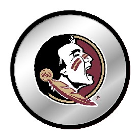 Florida State Seminoles: Modern Disc Mirrored Wall Sign, NCFSSM-235-01