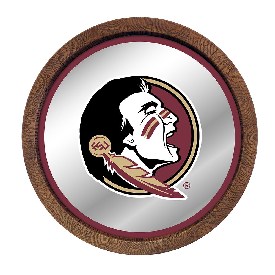 Florida State Seminoles: Mirrored Barrel Top Mirrored Wall Sign, NCFSSM-245-01