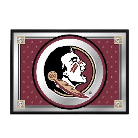 Florida State Seminoles : Team Spirit - Framed Mirrored Wall Sign, NCFSSM-265-02B