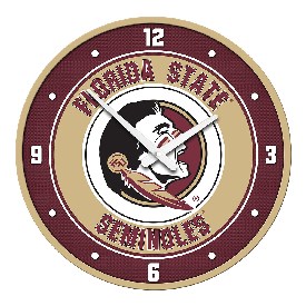 Florida State Seminoles: Modern Disc Wall Clock, NCFSSM-510-01