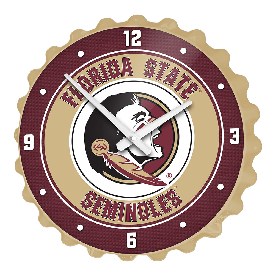 Florida State Seminoles: Bottle Cap Wall Clock, NCFSSM-540-01