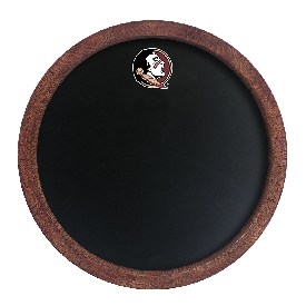 Florida State Seminoles: Chalkboard "Faux" Barrel Top Sign, NCFSSM-630-01