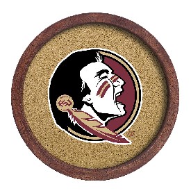 Florida State Seminoles: "Faux" Barrel Framed Cork Board, FNB-NCFSSM-632-01A Florida State Seminoles: "Faux" Barrel Framed Cork Board, FNB-NCFSSM-632-01A