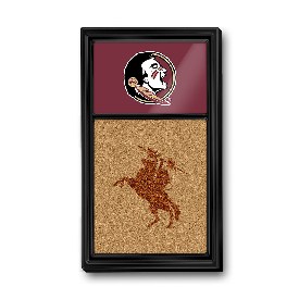 Florida State Seminoles: Dual Logo - Cork Note Board, NCFSSM-640-02