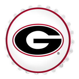 Georgia Bulldogs: Bottle Cap Wall Light, NCGEOR-215-01