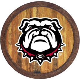 Georgia Bulldogs: Uga - "Faux" Barrel Top Sign, NCGEOR-240-04