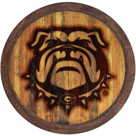 Georgia Bulldogs: Uga - Branded "Faux" Barrel Top Sign, NCGEOR-240-05