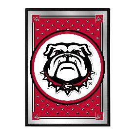 Georgia Bulldogs: Team Spirit, Uga - Framed Mirrored Wall Sign, NCGEOR-275-02