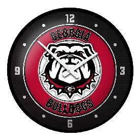 Georgia Bulldogs: Uga - Modern Disc Wall Clock, FNB-NCGEOR-510-02A Georgia Bulldogs: Uga - Modern Disc Wall Clock, FNB-NCGEOR-510-02A