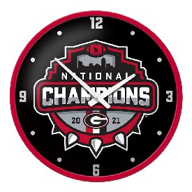 Georgia Bulldogs: National Champions - Modern Disc Wall Clock, FNB-NCGEOR-510-99A Georgia Bulldogs: National Champions - Modern Disc Wall Clock, FNB-NCGEOR-510-99A