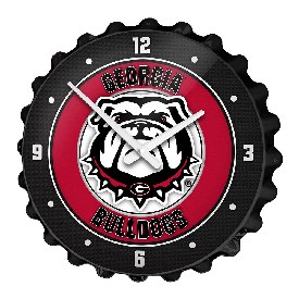 Georgia Bulldogs: Uga - Bottle Cap Wall Clock, FNB-NCGEOR-540-02A Georgia Bulldogs: Uga - Bottle Cap Wall Clock, FNB-NCGEOR-540-02A