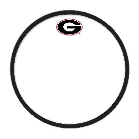 Georgia Bulldogs: Modern Disc Dry Erase Wall Sign, NCGEOR-612-01