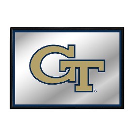 Georgia Tech Yellow Jackets: Framed Mirrored Wall Sign, FNB-NCGTYJ-265-01A Georgia Tech Yellow Jackets: Framed Mirrored Wall Sign, FNB-NCGTYJ-265-01A