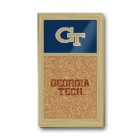Georgia Tech Yellow Jackets: Dual Logo - Cork Note Board, NCGTYJ-640-02