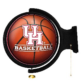 Houston Cougars: Basketball - Original Round Rotating Lighted Wall Sign, NCHOUS-115-11