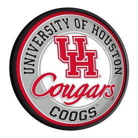 University of Houston Cougars Slimline Illuminated Team Spirit Wall Sign-Round, FNB-NCHOUS-130 University of Houston Cougars Slimline Illuminated Team Spirit Wall Sign-Round, FNB-NCHOUS-130