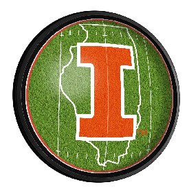 Illinois Fighting Illini: On the 50 - Slimline Lighted Wall Sign, NCILLI-130-22