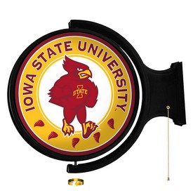 ISU Iowa State Cyclones Rotating Illuminated Team Spirit Wall Sign-Round, FNB-NCIOST-115 ISU Iowa State Cyclones Rotating Illuminated Team Spirit Wall Sign-Round, FNB-NCIOST-115