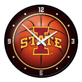 Iowa State Cyclones: Basketball - Modern Disc Wall Clock, NCIOST-510-11