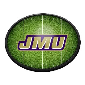 JMU Dukes: On the 50 - Oval Slimline Lighted Wall Sign, NCJMUD-140-22