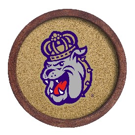 James Madison Dukes: Mascot - "Faux" Barrel Framed Cork Board, FNB-NCJMUD-632-02A James Madison Dukes: Mascot - "Faux" Barrel Framed Cork Board, FNB-NCJMUD-632-02A
