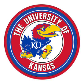 Kansas Jayhawks: Modern Disc Wall Sign, NCKANS-230-01