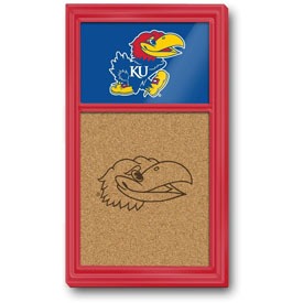 Kansas Jayhawks: Jayhawk - Cork Note Board, NCKANS-640-02
