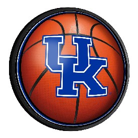 Kentucky Wildcats: Basketball - Round Slimline Lighted Wall Sign, NCKWLD-130-11