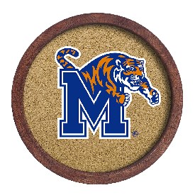 Memphis Tigers: "Faux" Barrel Framed Cork Board, FNB-NCMEMP-632-01A Memphis Tigers: "Faux" Barrel Framed Cork Board, FNB-NCMEMP-632-01A