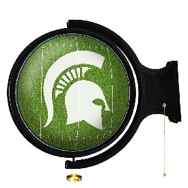 Michigan State Spartans: On the 50 - Rotating Lighted Wall Sign, NCMIST-115-22