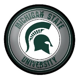 Michigan State Spartans: Modern Disc Wall Sign, FNB-NCMIST-230-01A Michigan State Spartans: Modern Disc Wall Sign, FNB-NCMIST-230-01A