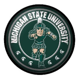 Michigan State Spartans: Sparty - Modern Disc Wall Sign, NCMIST-230-02