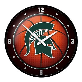 Michigan State Spartans: Basketball - Modern Disc Wall Clock, NCMIST-510-11