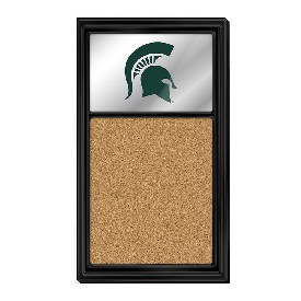 Michigan State Spartans: Helmet - Mirrored Cork Note Board, NCMIST-645-01