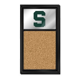 Michigan State Spartans: Mirrored Cork Note Board, NCMIST-645-03