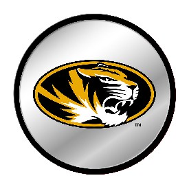 Missouri Tigers: Modern Disc Mirrored Wall Sign, NCMISU-235-01