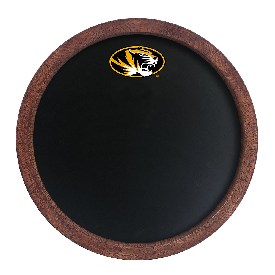Missouri Tigers: Chalkboard "Faux" Barrel Top Sign, NCMISU-630-01