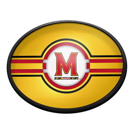 Maryland Terrapins: Oval Slimline Lighted Wall Sign, FNB-NCMRYT-140-01A Maryland Terrapins: Oval Slimline Lighted Wall Sign, FNB-NCMRYT-140-01A