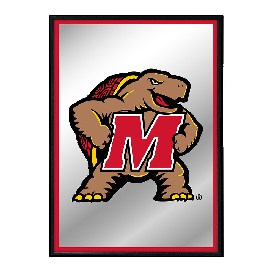 Maryland Terrapins: Mascot - Framed Mirrored Wall Sign, FNB-NCMRYT-275-01A Maryland Terrapins: Mascot - Framed Mirrored Wall Sign, FNB-NCMRYT-275-01A