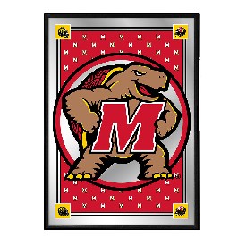 Maryland Terrapins: Team Spirit, Mascot - Framed Mirrored Wall Sign, NCMRYT-275-02