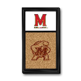 Maryland Terrapins: Dual Logo - Cork Note Board, FNB-NCMRYT-640-02A Maryland Terrapins: Dual Logo - Cork Note Board, FNB-NCMRYT-640-02A