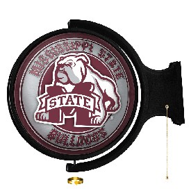Mississippi State Bulldogs: Mascot - Original Round Rotating Lighted Wall Sign, NCMSST-115-02