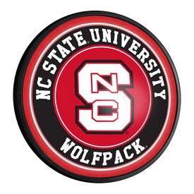 N.C. State Wolfpack Slimline Illuminated Team Spirit Wall Sign-Round FNB-NCNCST-130