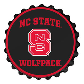 NC State Wolfpack: Block S - Bottle Cap Wall Sign, FNB-NCNCST-210-01A NC State Wolfpack: Block S - Bottle Cap Wall Sign, FNB-NCNCST-210-01A
