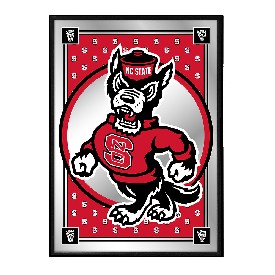NC State Wolfpack: Team Spirit, Mascot - Framed Mirrored Wall Sign, NCNCST-275-02 NC State Wolfpack: Team Spirit, Mascot - Framed Mirrored Wall Sign, NCNCST-275-02