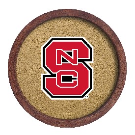 NC State Wolfpack: "Faux" Barrel Framed Cork Board, FNB-NCNCST-632-01A NC State Wolfpack: "Faux" Barrel Framed Cork Board, FNB-NCNCST-632-01A